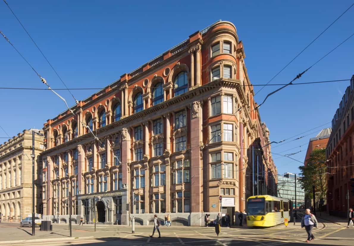 Commercial Retrofit Site tour of Hanover House, Manchester UKGBC